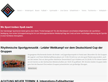 Tablet Screenshot of hainsbergersv.de